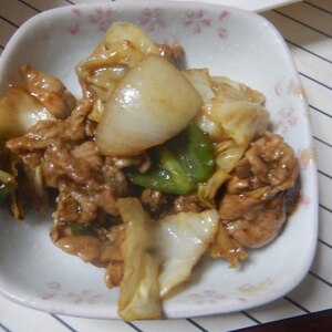 豚肉と野菜の味噌炒め